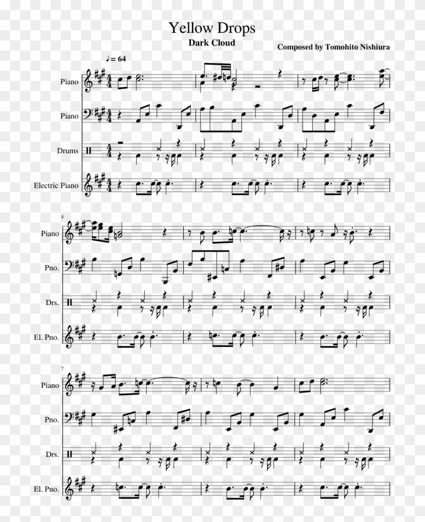 Animusic Future Retro - Sheet Music Clipart