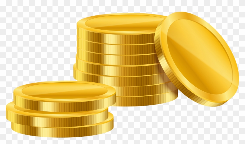 Gold Simple Coins Png Clipart - Circle Transparent Png #45801