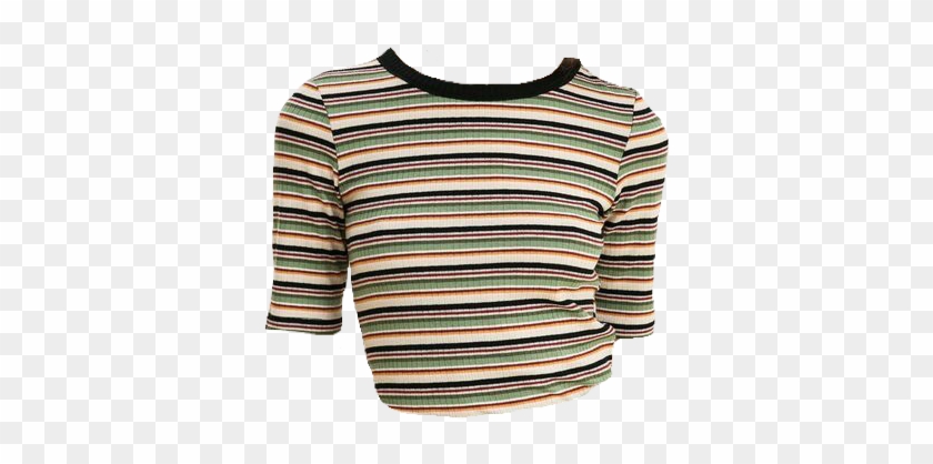 #png #fashion #moodboard #nichememe #clothes Aesthetic - Stranger Things Striped Shirt Clipart