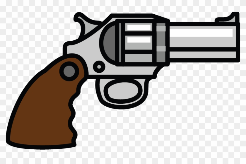 Weapon Clipart Pistol - Revolver Gun Clipart - Png Download