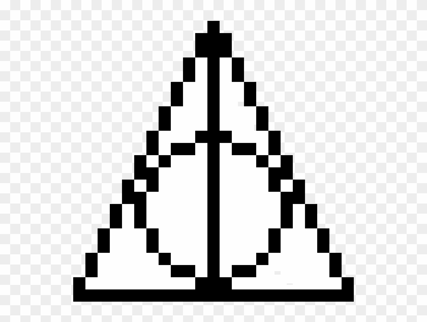 Pixel Art Harry Potter , Png Download - Deathly Hallows Pixel Art Clipart