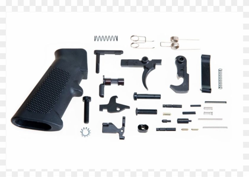 Ar15, Ar9, Ar Single Shot, Lower Parts Kit Lpk 31pcs - Handgun Clipart