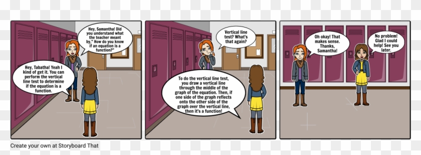Vertical Line Test - Comics Clipart