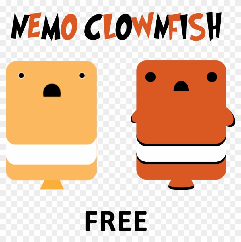 Skin[fish] Clownfish (i - Pdf Clipart #46456