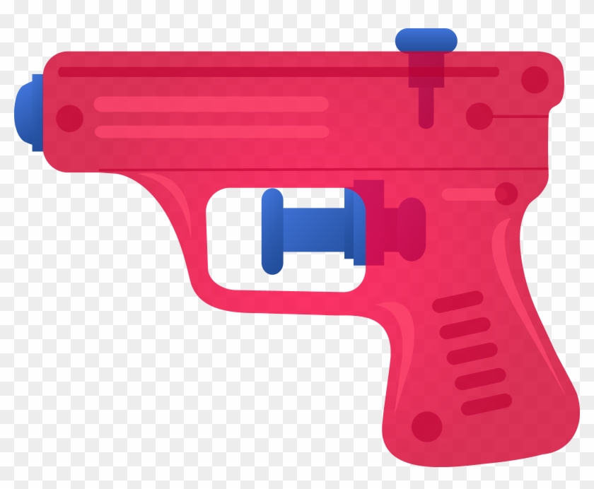 Banner Royalty Free Library Gun Clipart - Water Gun Clip Art - Png Download