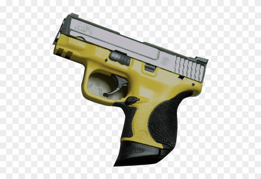 Web Yellow Handgun - Firearm Clipart #46716