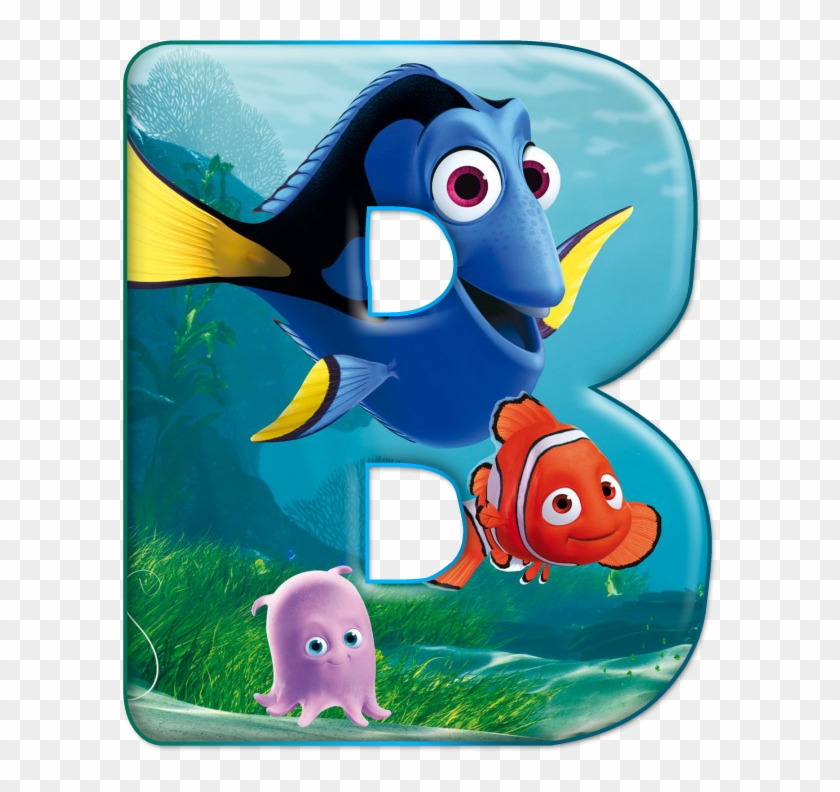 Alfabeto Decorativo Nemo Png - Letras De Buscando A Nemo Clipart