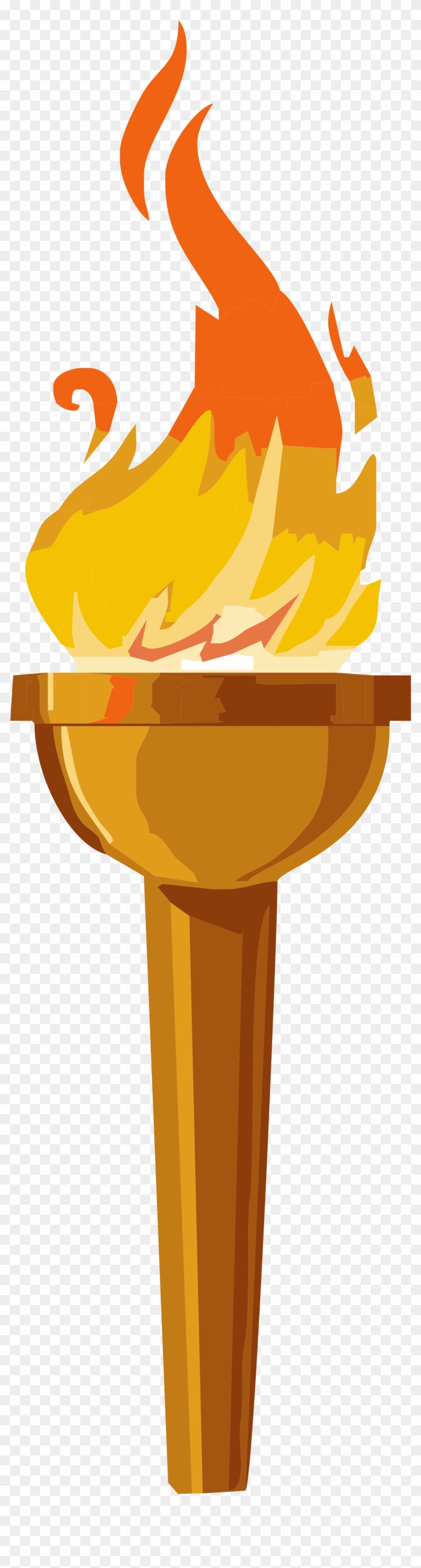 Flashlight Clipart Phone - Olympic Torch Clip Art - Png Download #46902
