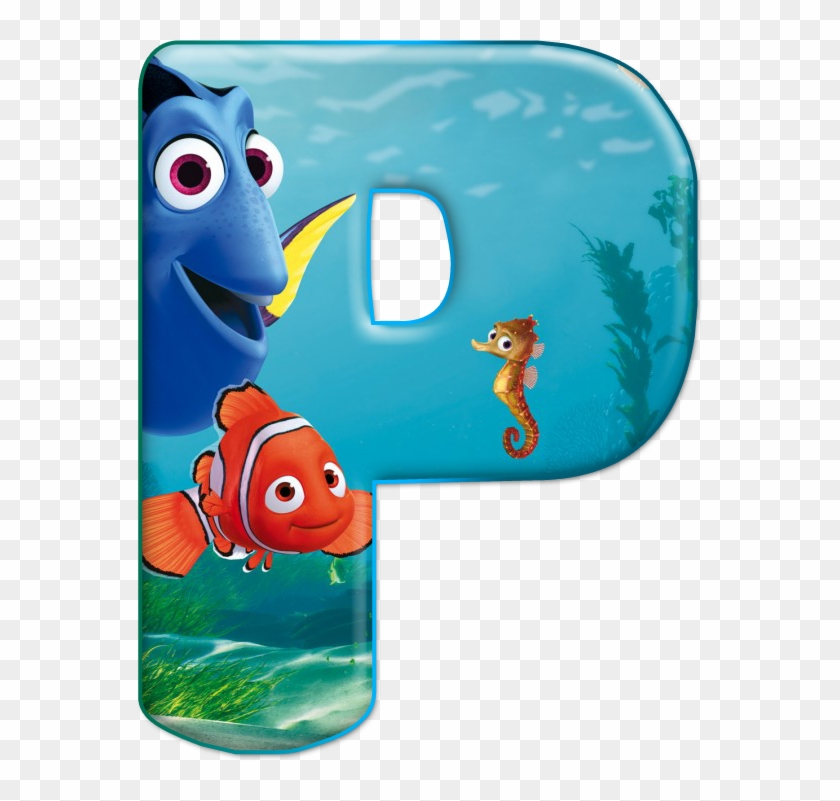 Alfabeto Decorativo Nemo Png - Letras Do Nemo Png Clipart
