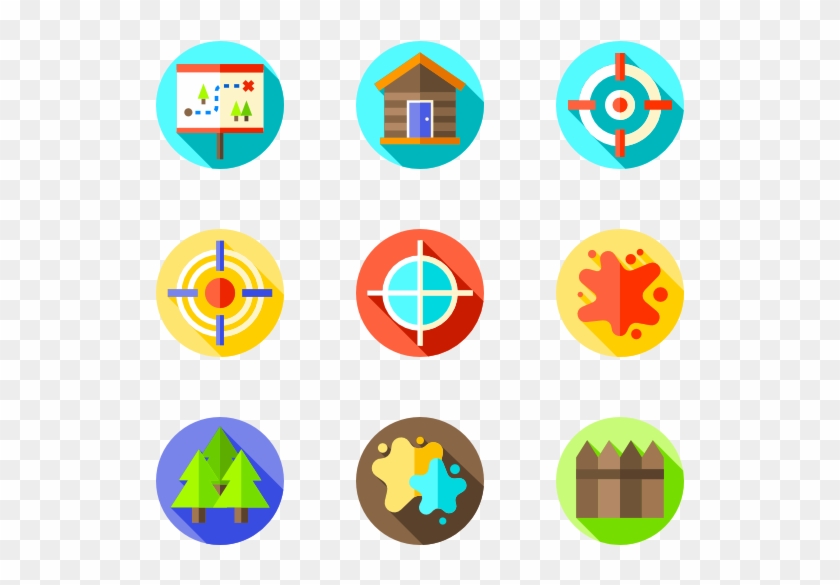 Paintball - Steel Bullet Icon Png Clipart