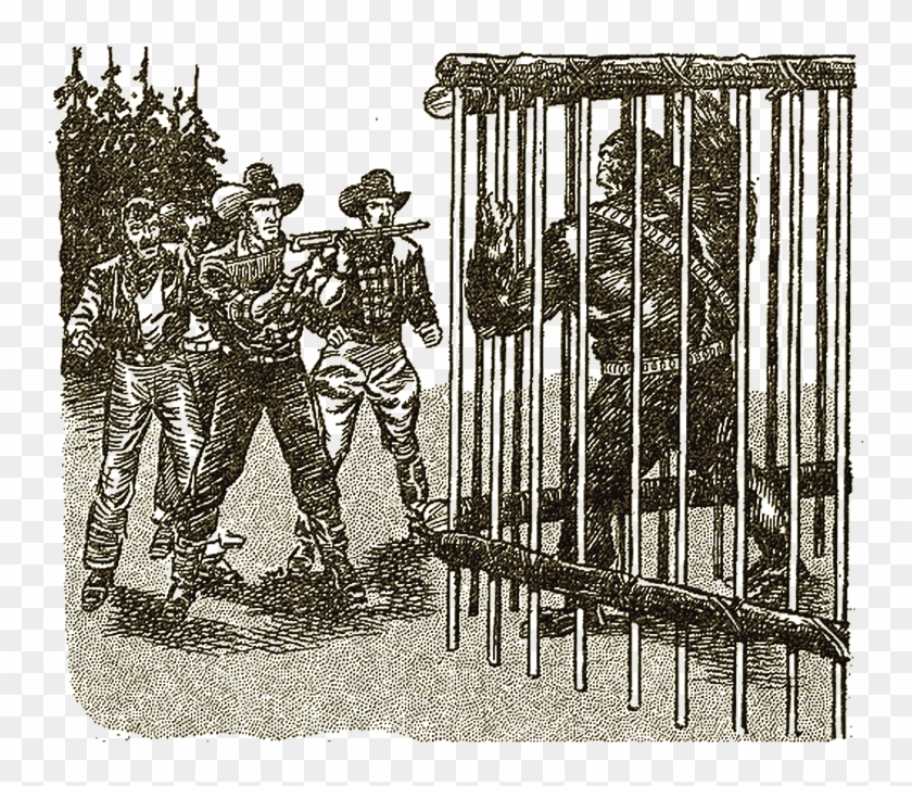 As O'neil Strained At The Bars Of The Cage, One Of - Soldier Clipart #47027