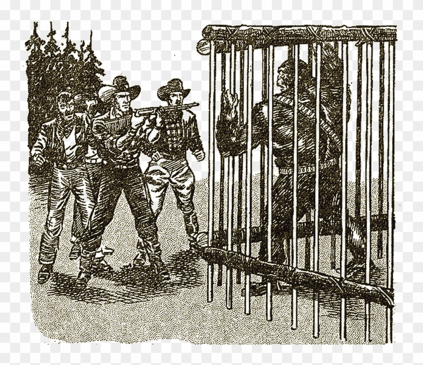 As O'neil Strained At The Bars Of The Cage, One Of - Soldier Clipart