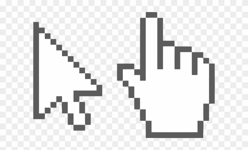 Of Course, Their Brother Is The The Arrow-shaped Cursor, - Hand Cursor Css Clipart