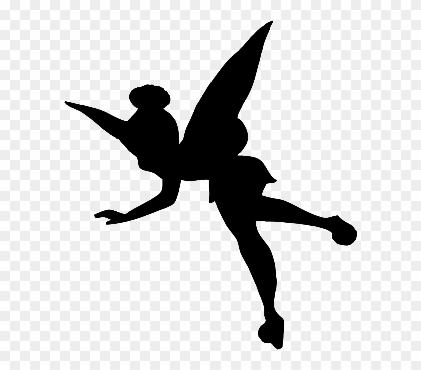 Download Download Silhouette Think Disney Fairies Tinkerbell Silhouettes - Tinker Bell Clipart Png ...