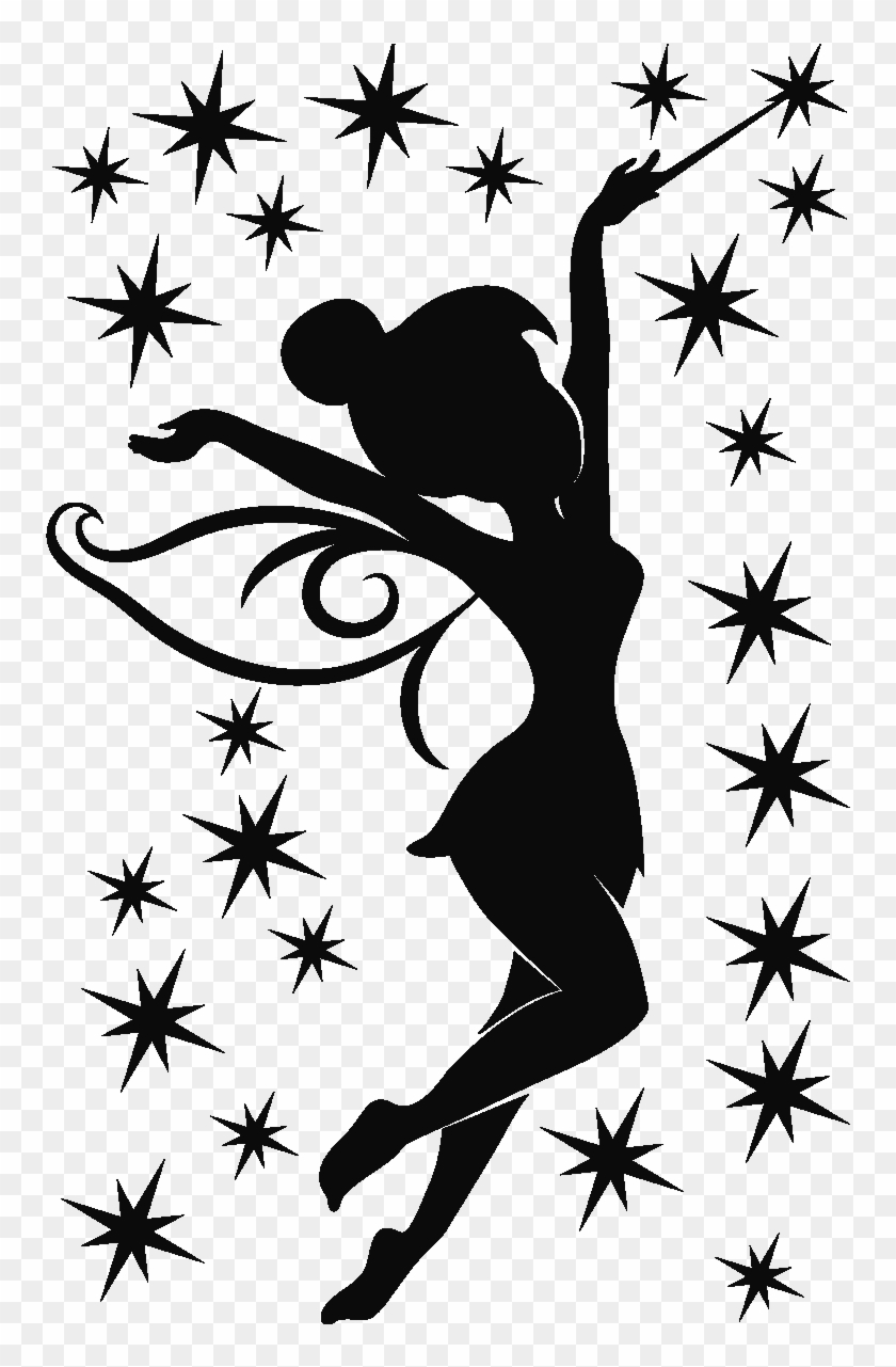 Silhouette Think &lt - Tinkerbell Silhouette Clipart