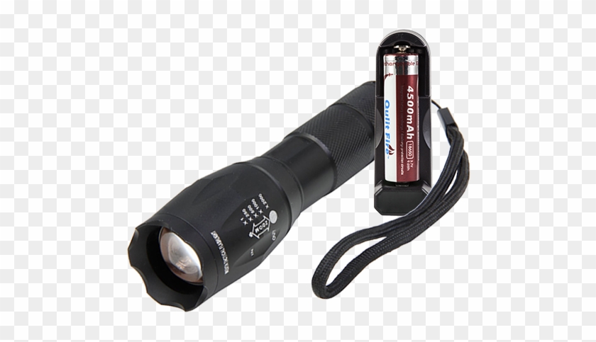 Tactical Flashlight - Flashlight Clipart