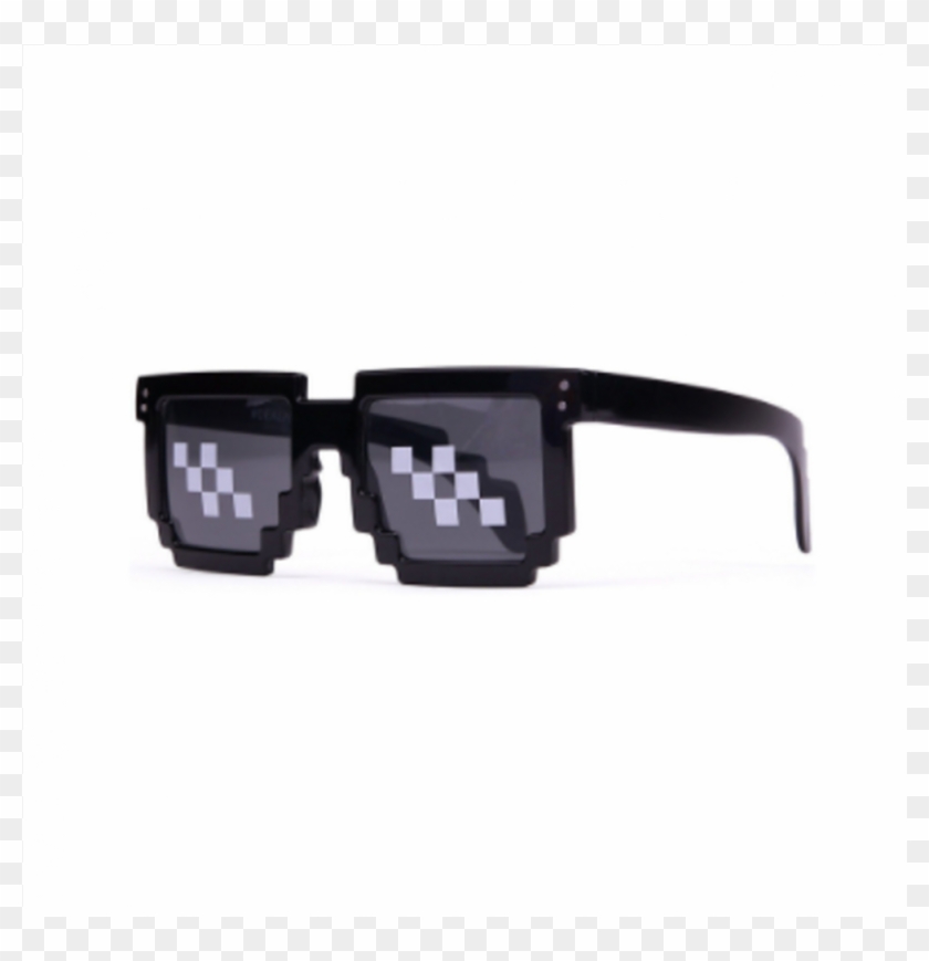 Deal With It 8 Bit Pixel Framed Glasses - Sunglasses Clipart #47342