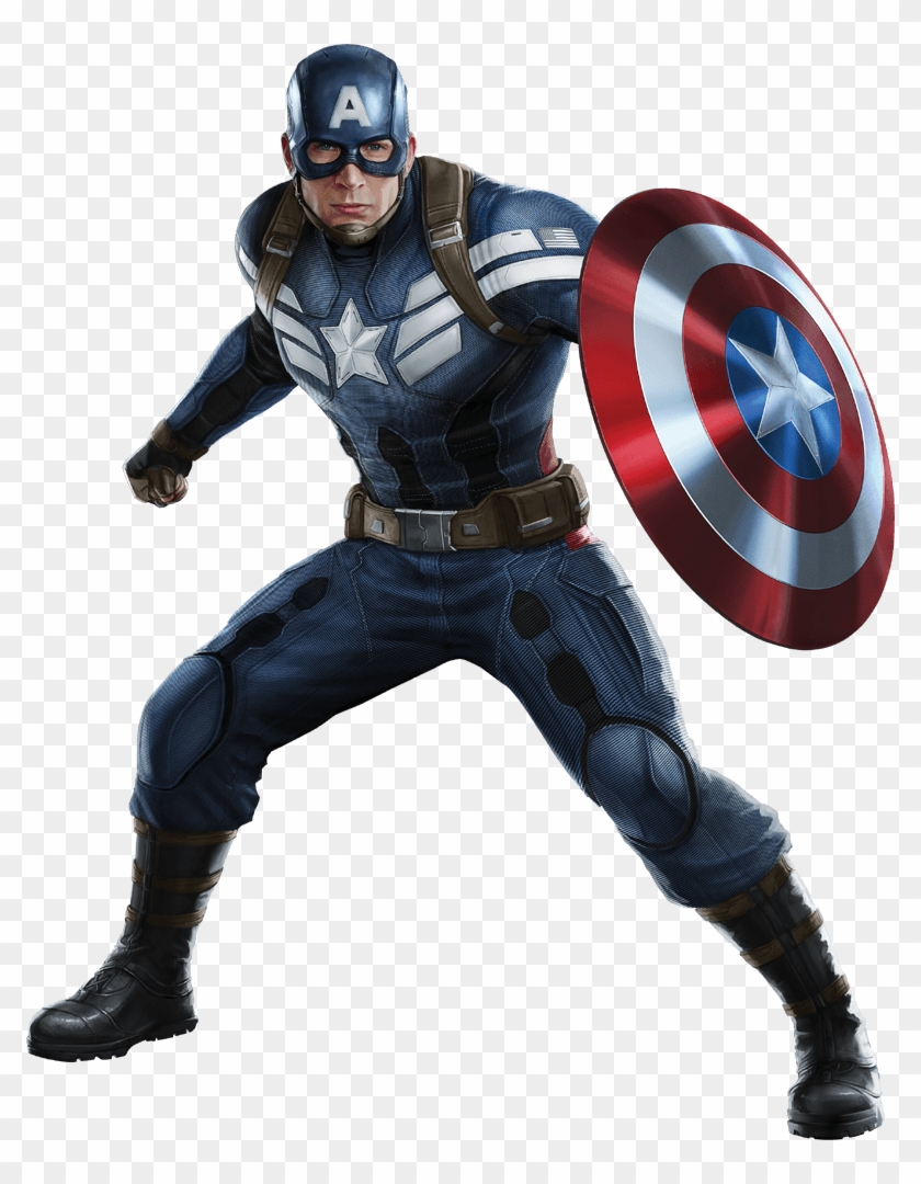 Captain America Shield Side - Captain America Transparent Clipart #47441