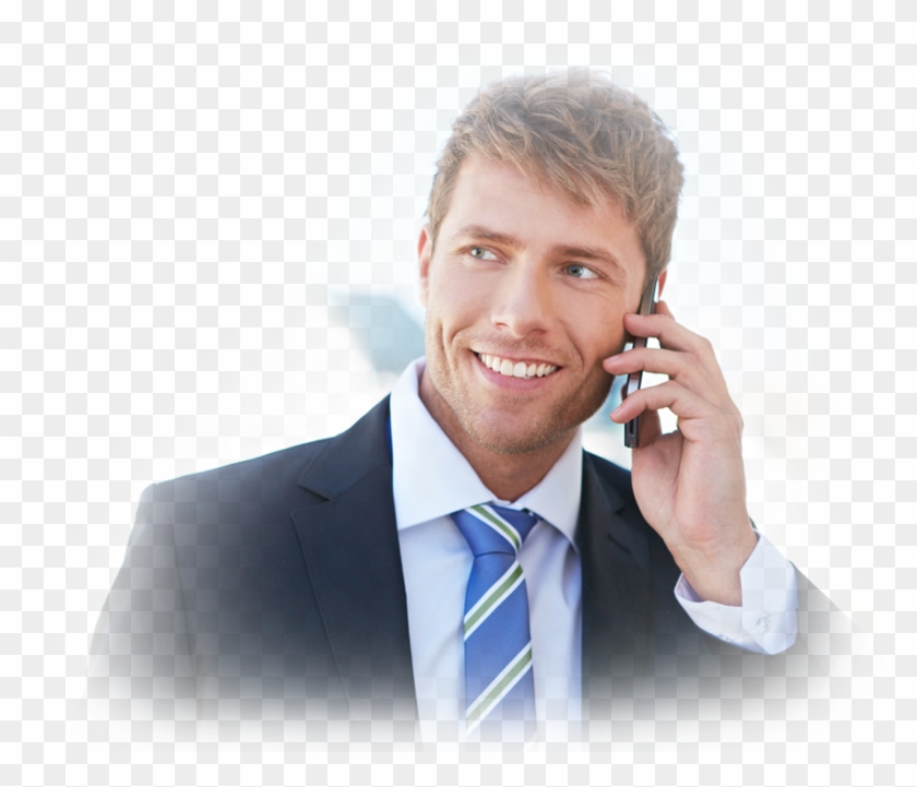 1600 X 1067 3 - Business Man On The Phone Png Clipart