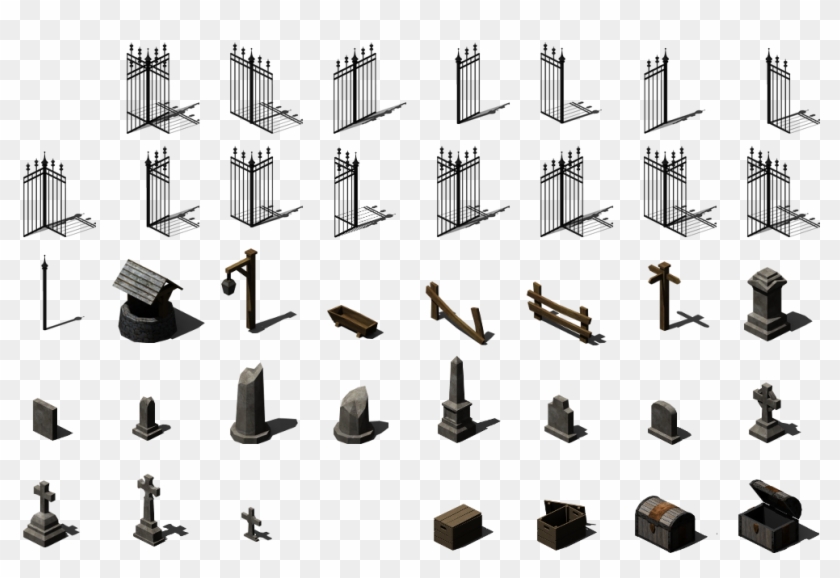 Fence - Pixel Art Fence Clipart