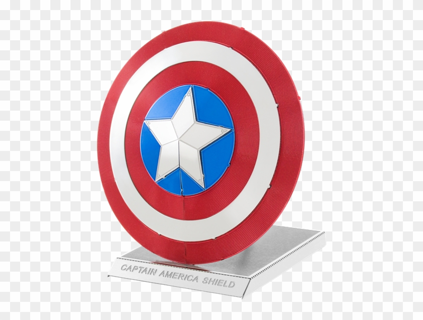 Metal Earth Marvel - Metal Earth Captain America Shield Clipart #47587