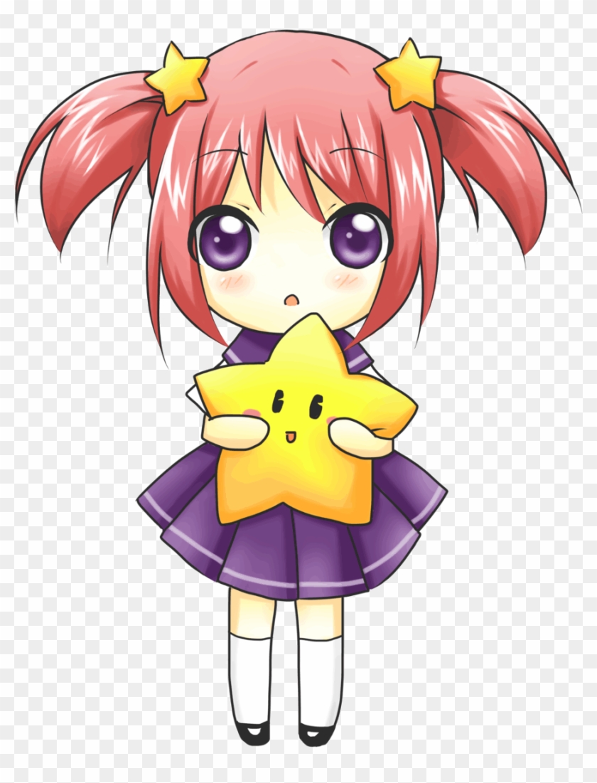 Chibi Star , Png Download - Chibi Star Girl Clipart