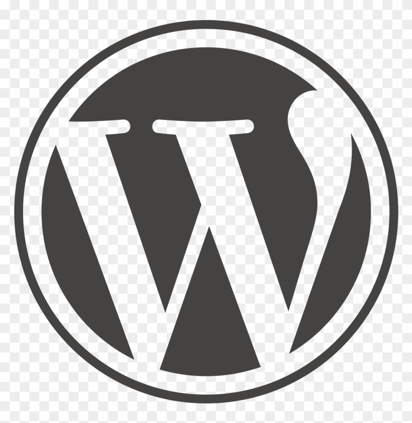 We Build With The - Wordpress Logo Svg Clipart #47589