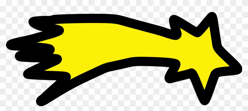 This Free Icons Png Design Of Shooting Star With Outline Clipart