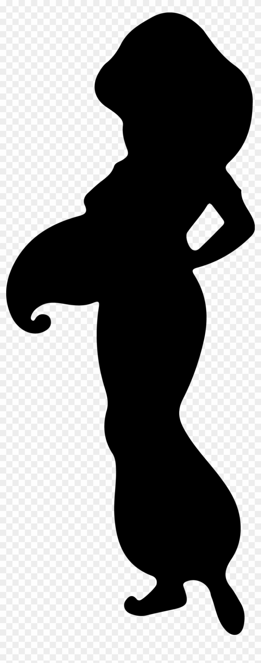 820 X 2048 10 - Jasmine Silhouette Png Clipart #47878