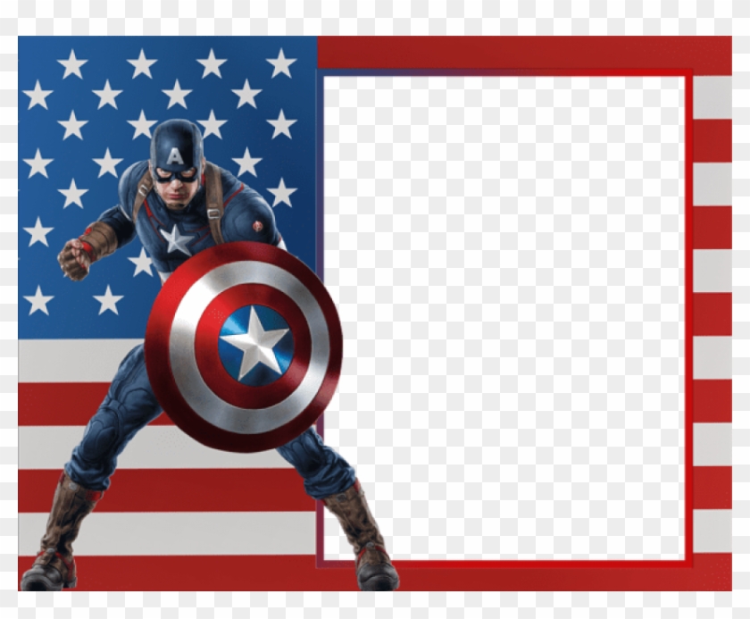 Free Png Best Stock Photos Captain America Transparent - Captain America Drawing Colour Clipart #48091