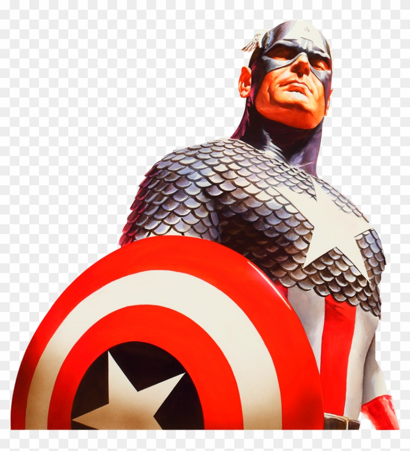 Steve Rogers - - Capitan America Alex Ross Clipart