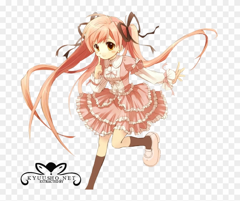 Anime Blue Girl Cute Clipart