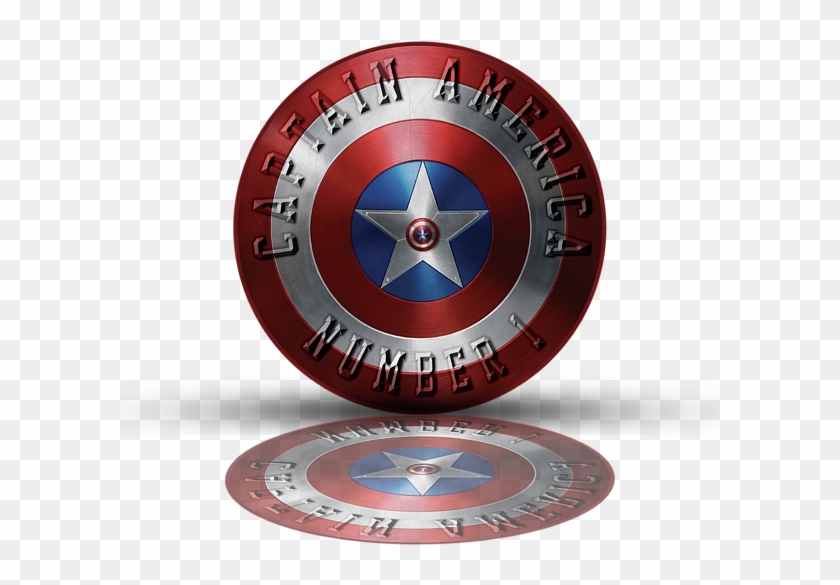 Click And Drag To Re-position The Image, If Desired - Captain America's Shield Clipart #48255