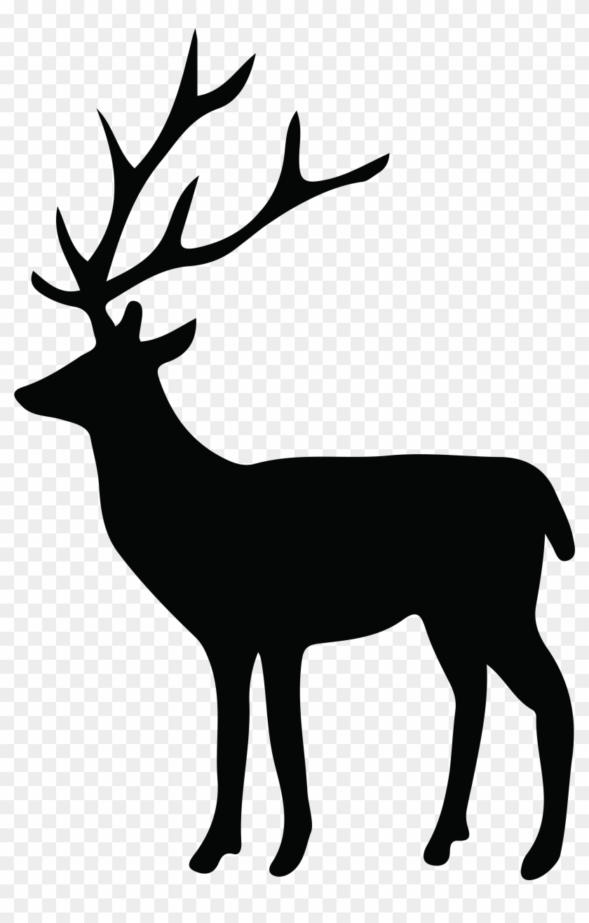 Deer Silhouette Png Transparent Clip Art Image Gallery - Plaid Deer Clip Art #48256