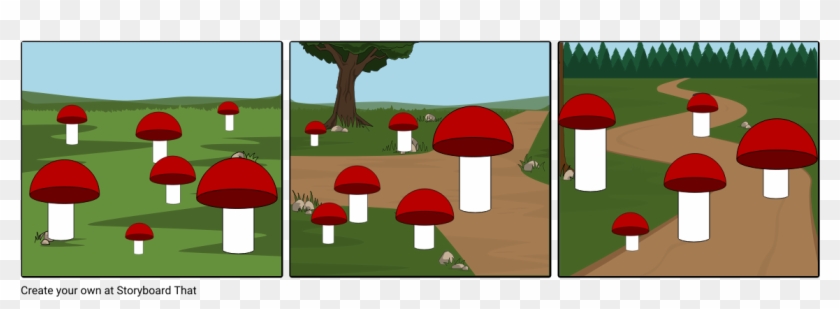 Mushrooms - Illustration Clipart