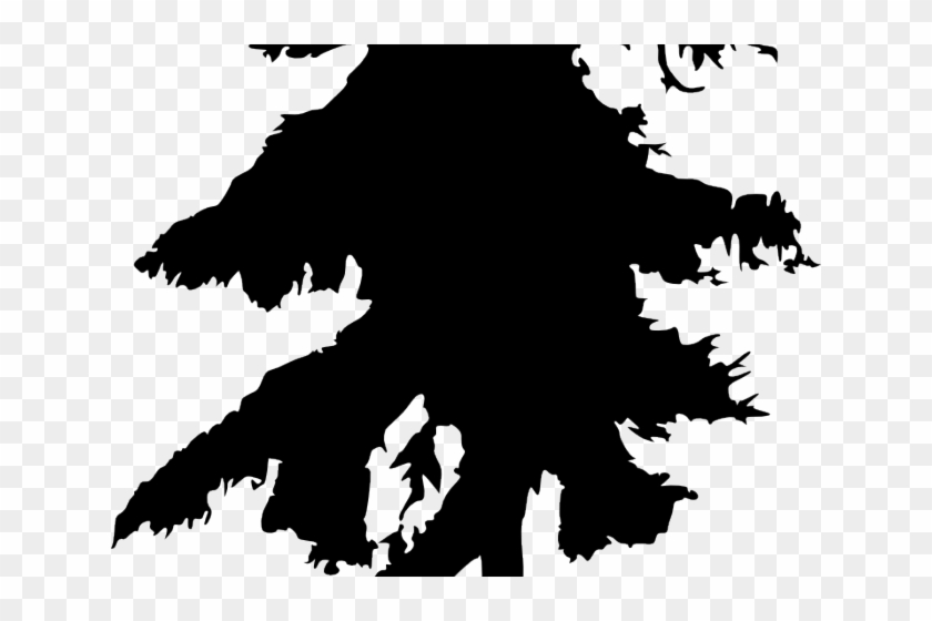 Pine Tree Clipart Silhouette Free - Png Download #48413