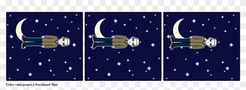 Shooting Stars - Story Board Phases Of Moon Clipart #48753