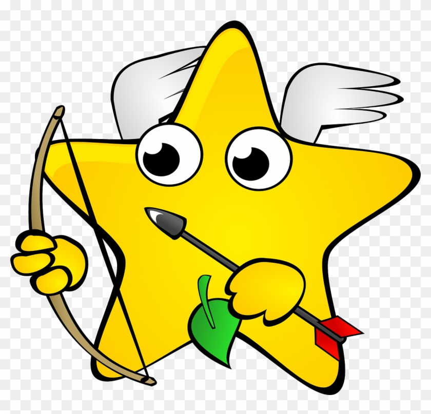 Star Cupid Clipart