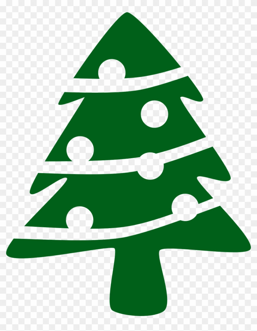 Fir Vector - Christmas Tree Silhouette Png Clipart