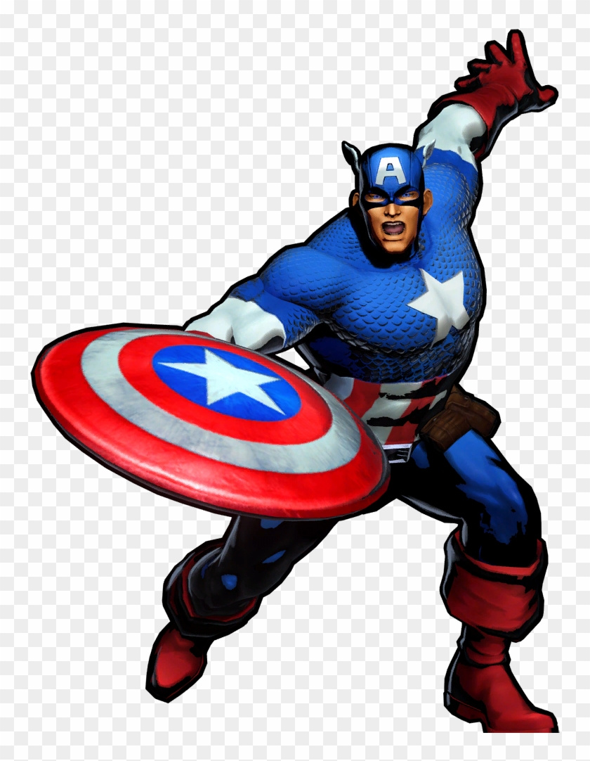 Captain America Clipart Wikia - Marvel Vs Capcom Infinite Render - Png Download