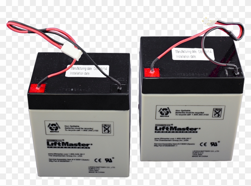 041b0591- Battery Backup Kit, Qty - Liftmaster Backup Battery Clipart #49063