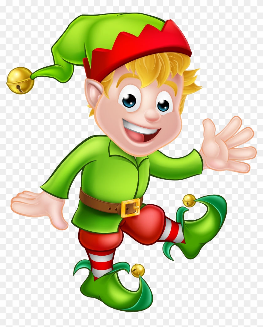 Elf Transparent Png Clip Art Image - Christmas Elf Transparent Background #49213