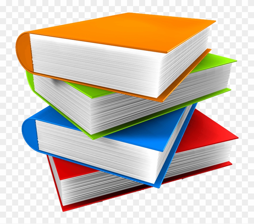 Book Stack - Transparent Books Png Clipart