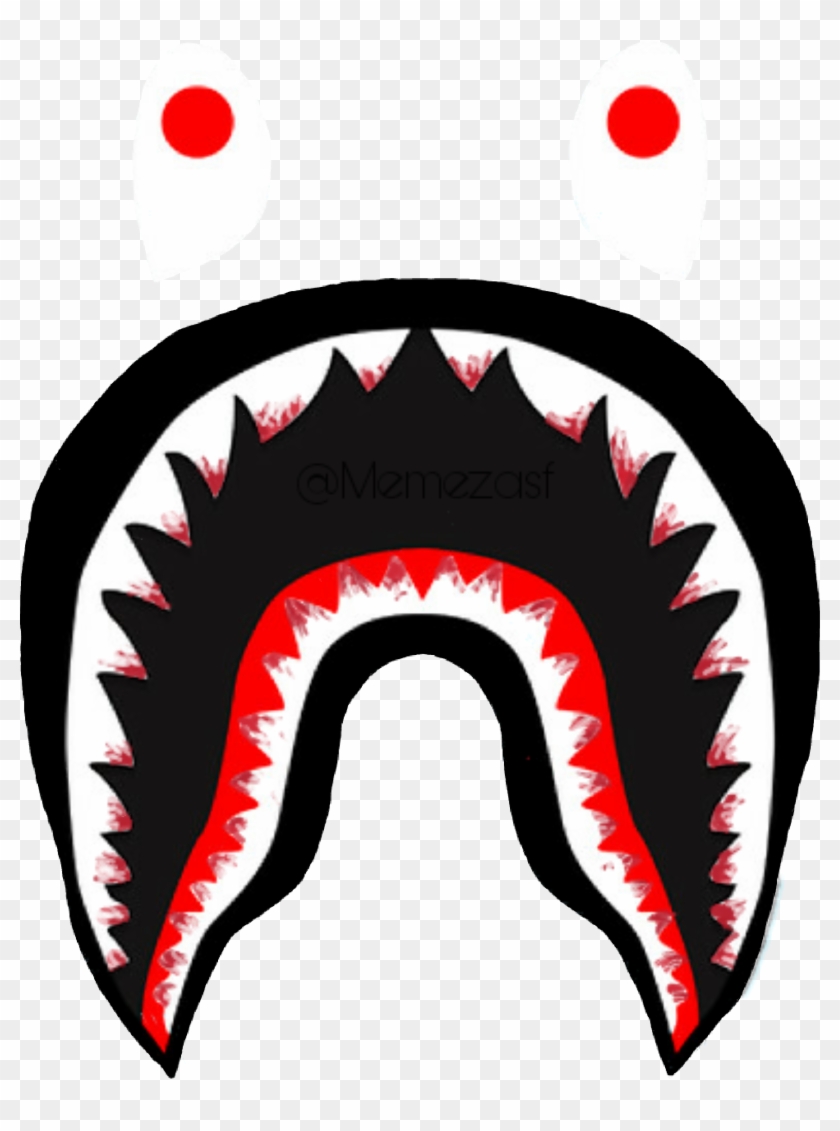 Report Abuse - Bape Shark Logo Png Clipart #49362