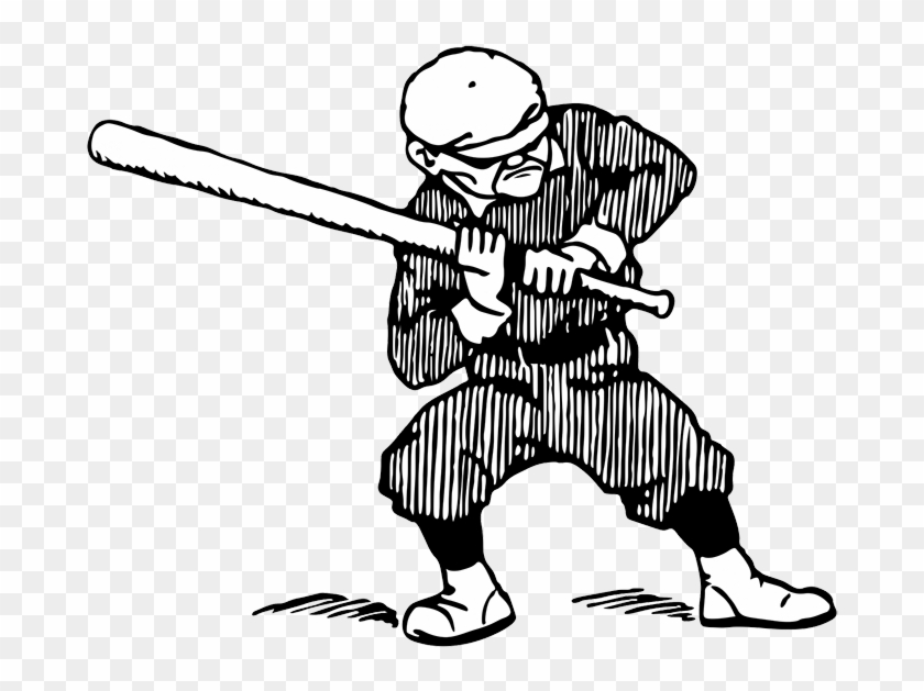 Baseball Clipart Baseball Player - Old Time Baseball Clipart Black And White - Png Download #49508