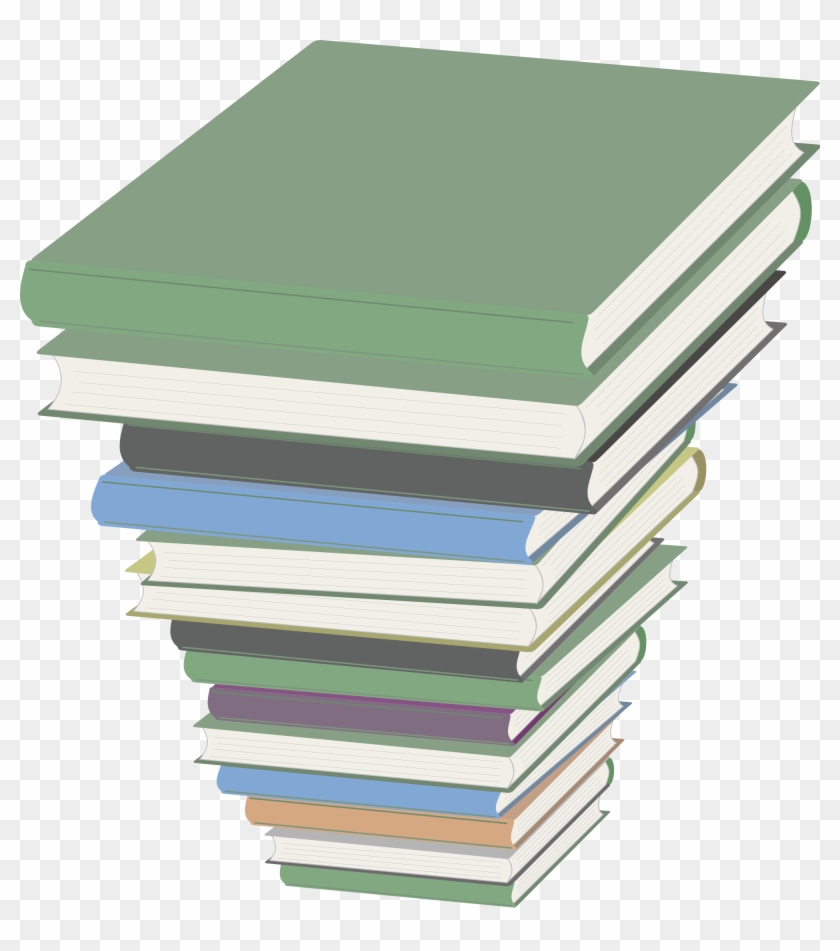 Open - Stack Of Books Transparent Background Clipart #49587