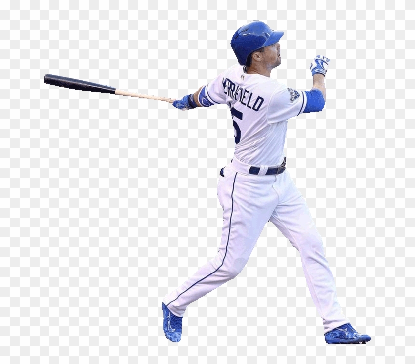 Personbaseball Player Swinging A Bat - College Baseball Clipart