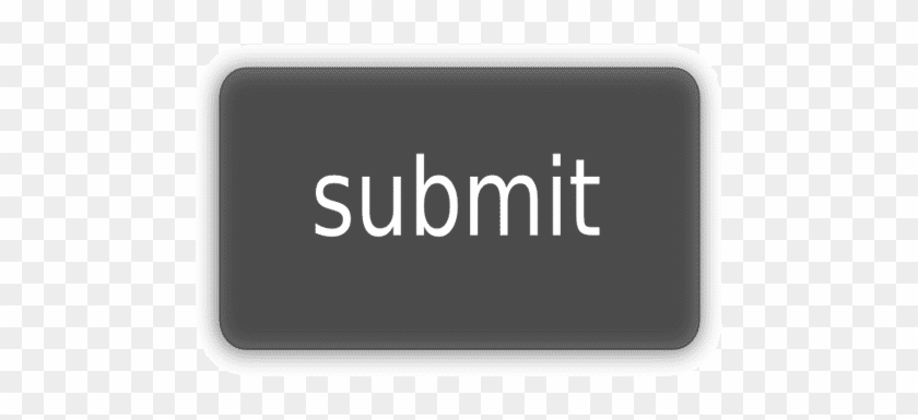 Black And White Submit Button - Sign Clipart #49699