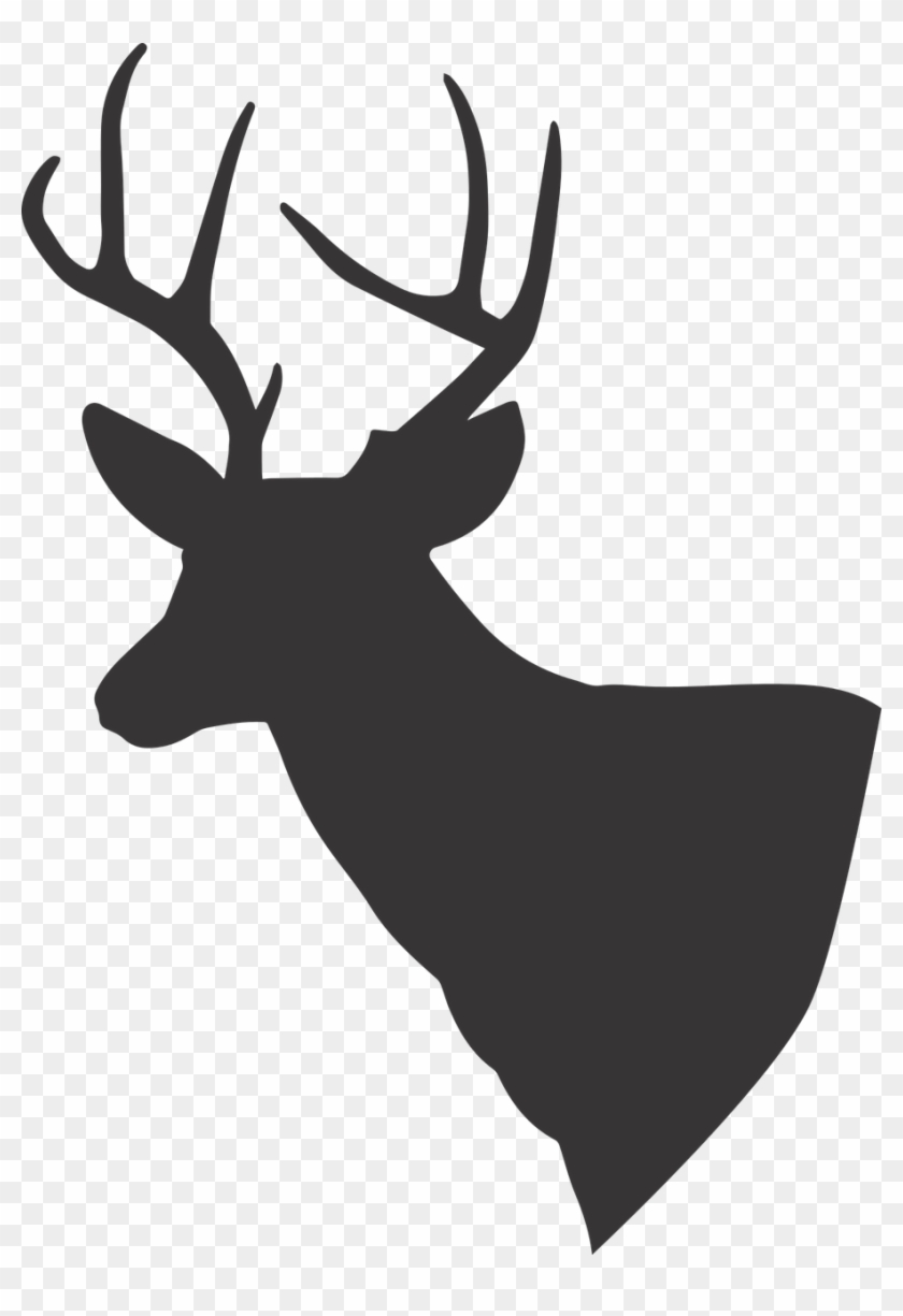 Deer Silhouette, Shadows, Royalty, Decals, Cricut, - Deer Silhouette Clipart #49780