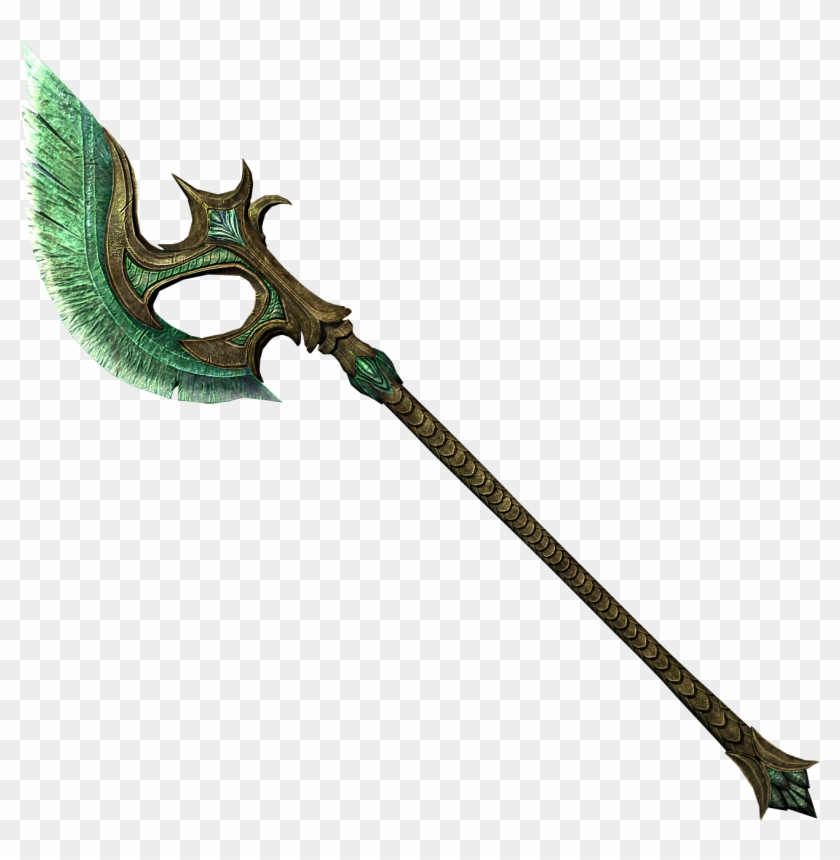 The Green Scythe - Anime Axes Clipart